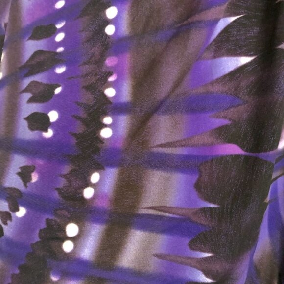 MXM Purple Print Halter Top - Picture 4 of 7